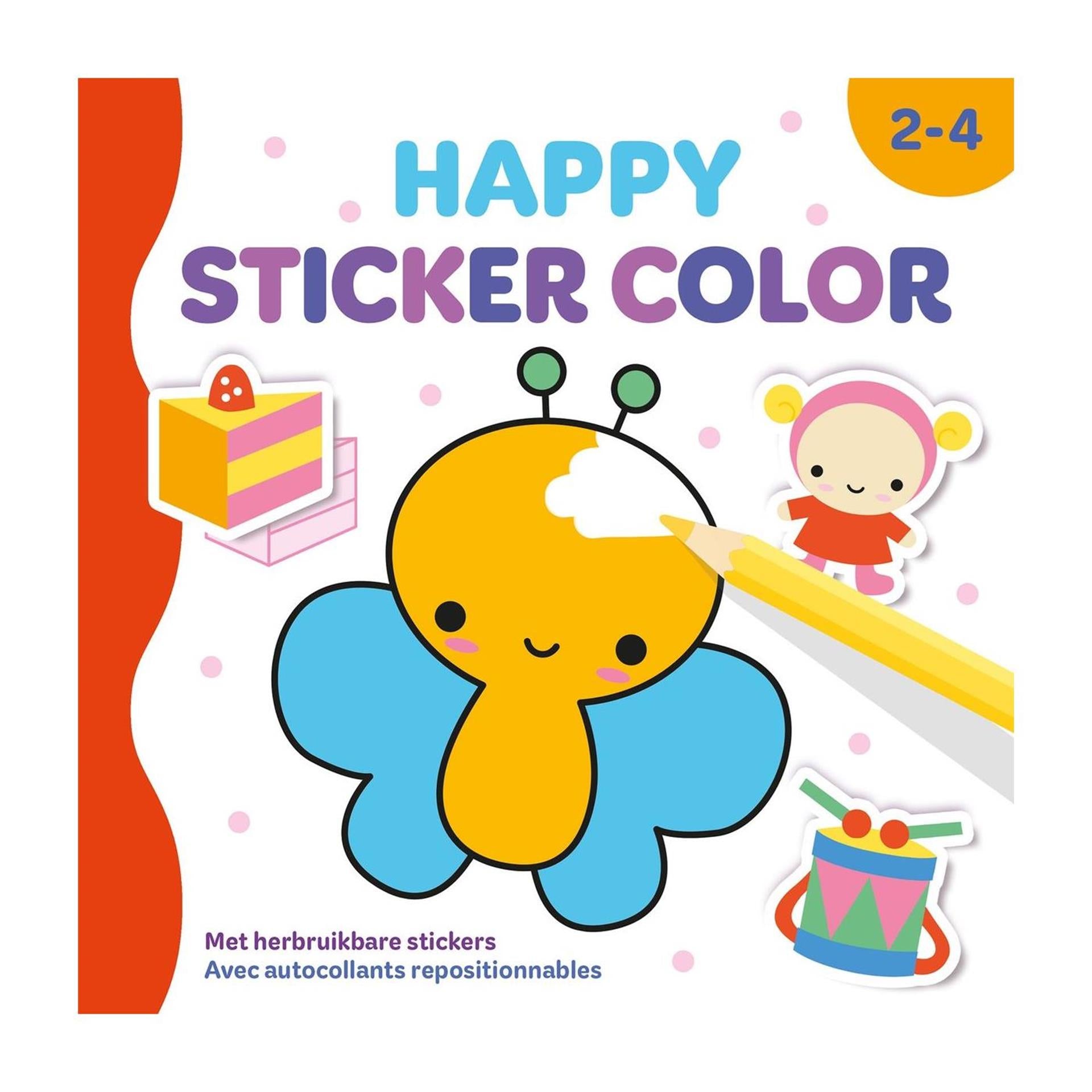 Couleur autocollant Deltas happy - 2-4 ans