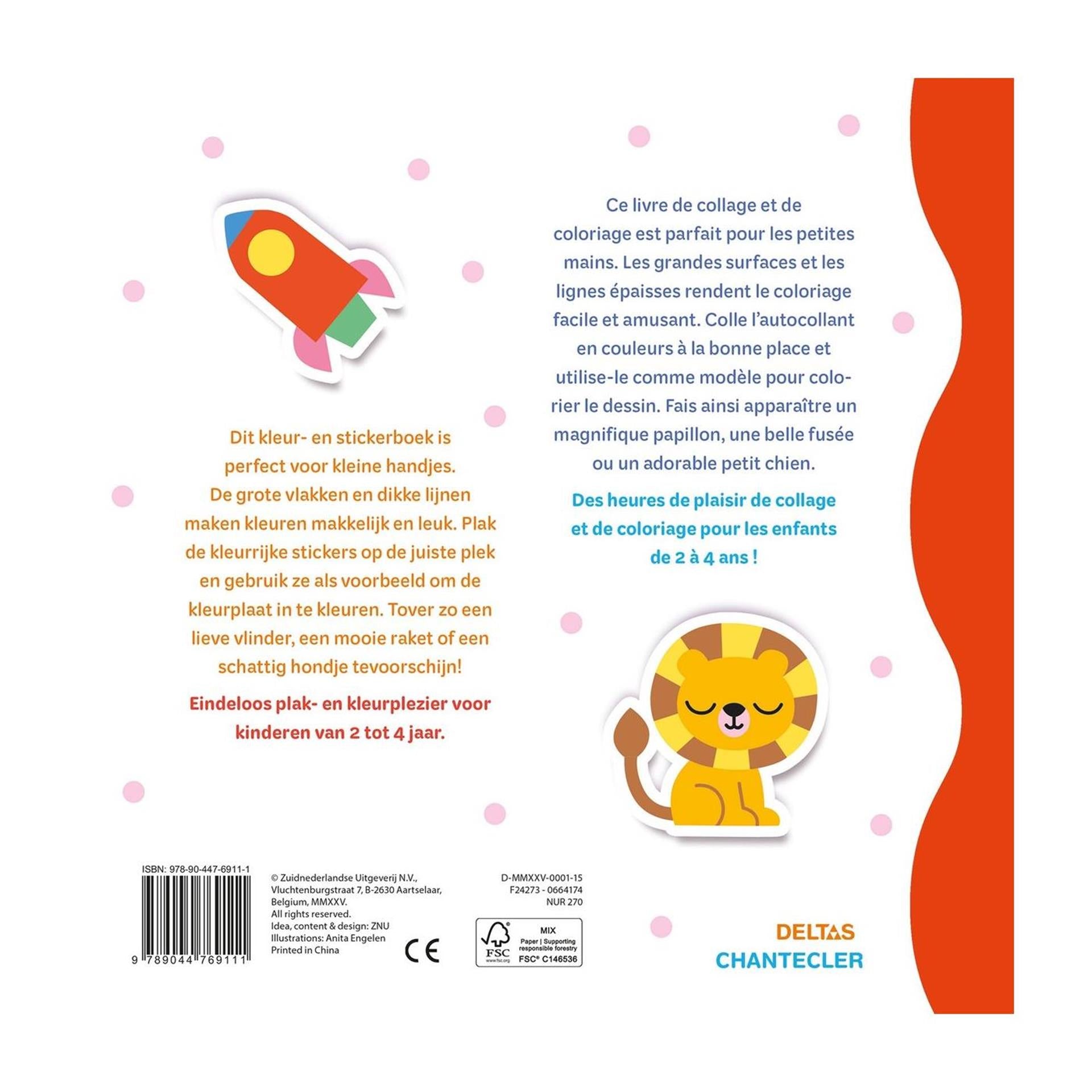 Couleur autocollant Deltas happy - 2-4 ans