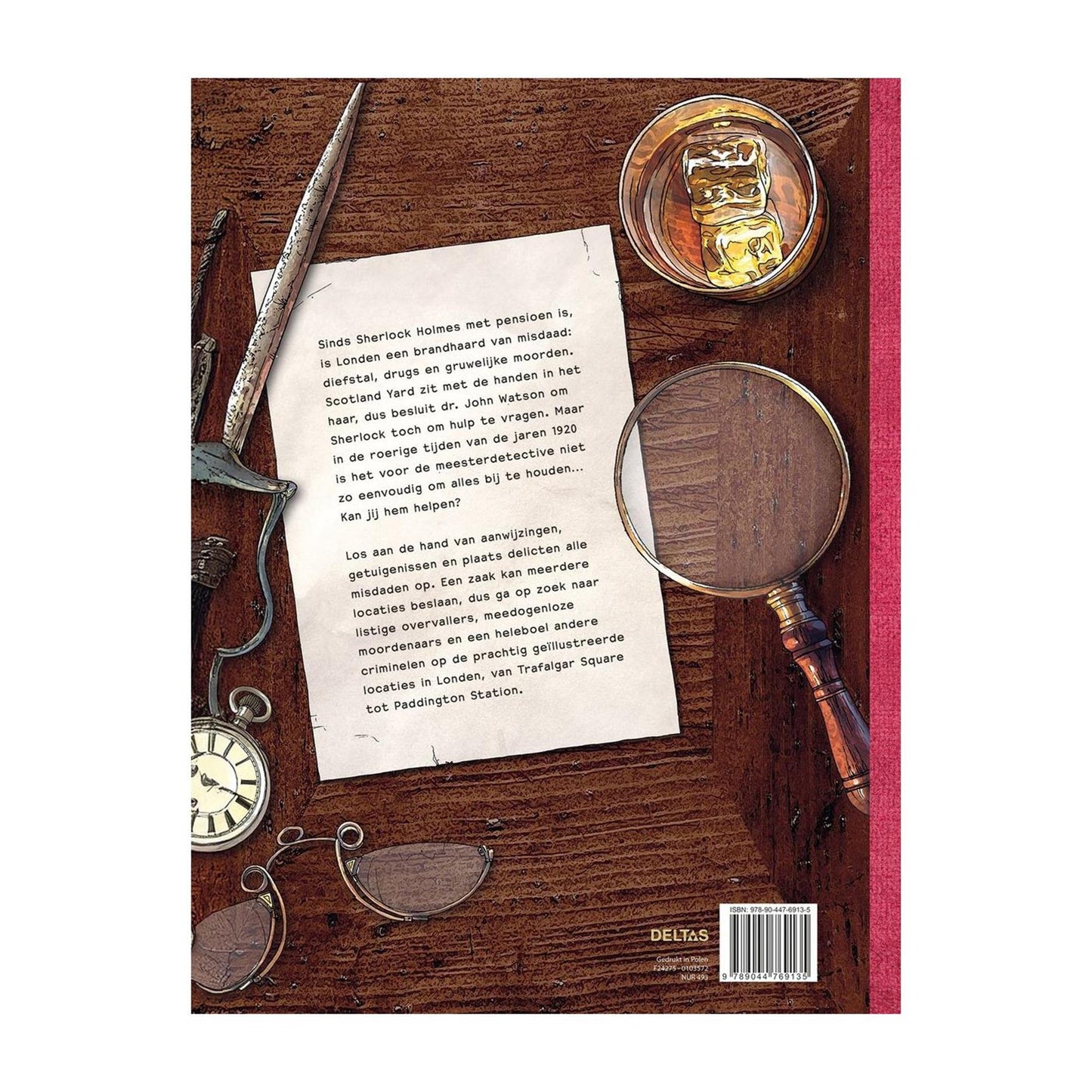 Livre de recherche et d'énigmes de Deltas Sherlock Holmes