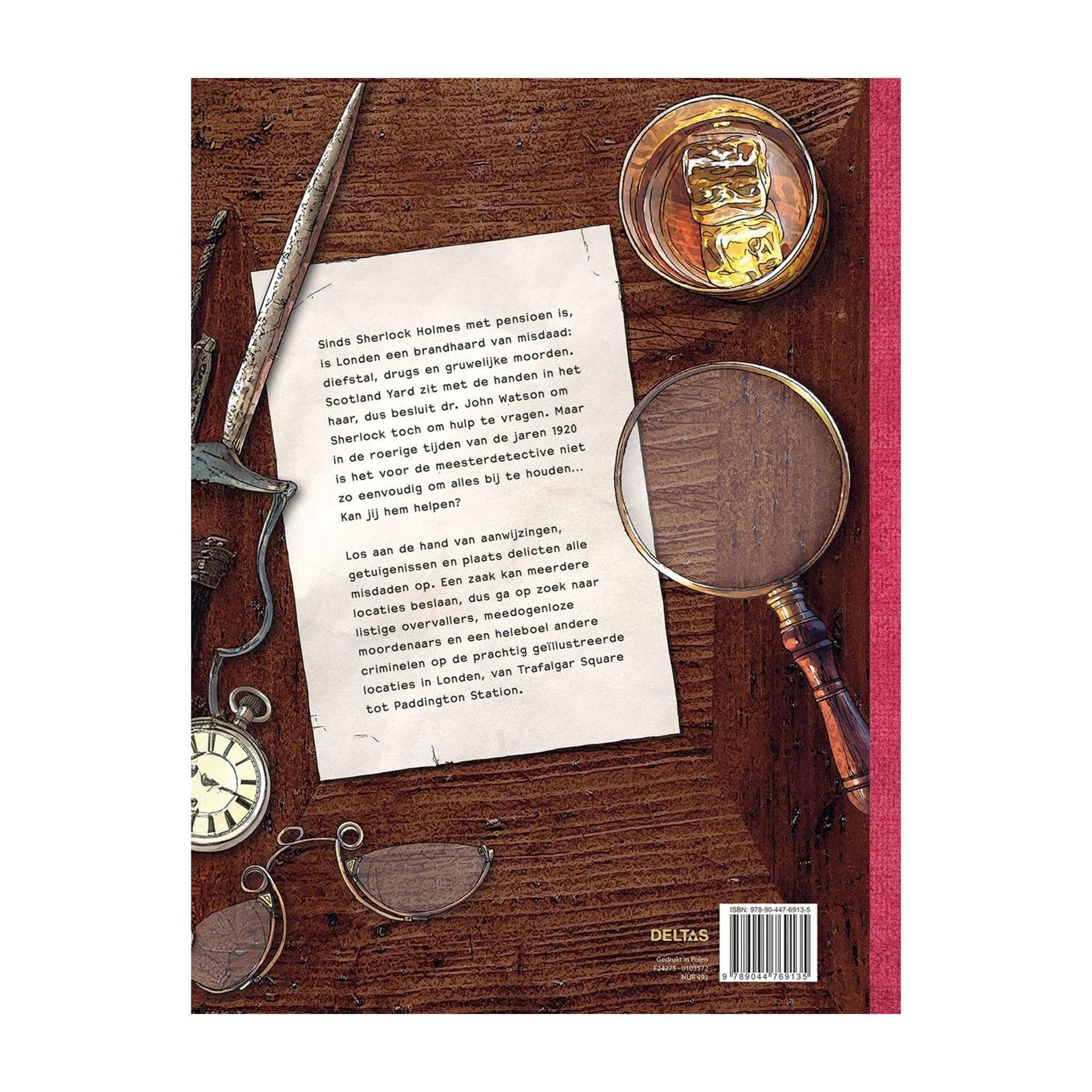 Livre de recherche et d'énigmes de Deltas Sherlock Holmes