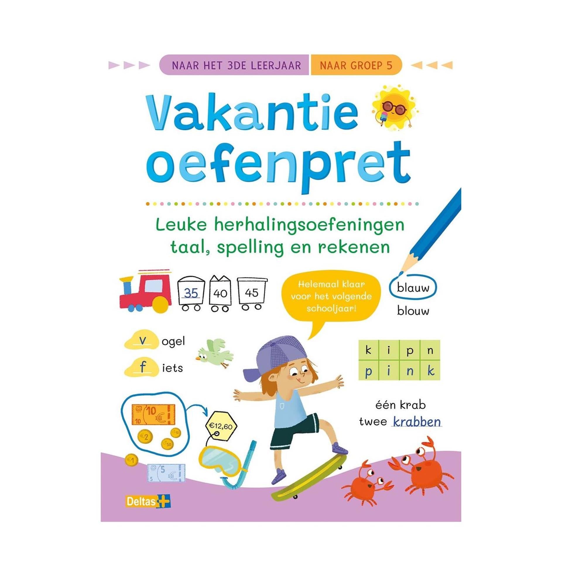 Deltas Holiday Practice Fun, exercices amusants de comptage et d'écriture - pour le groupe 5