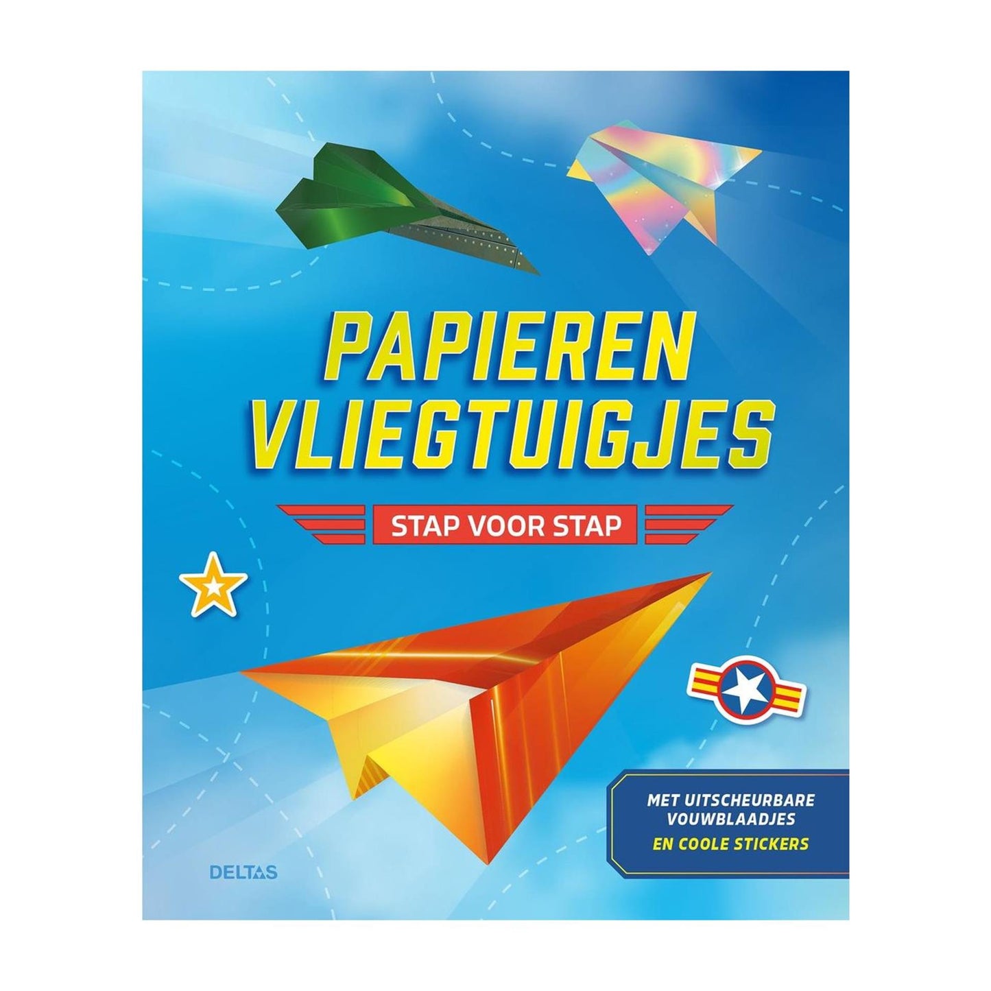 Avions en papier Deltas - étape par étape