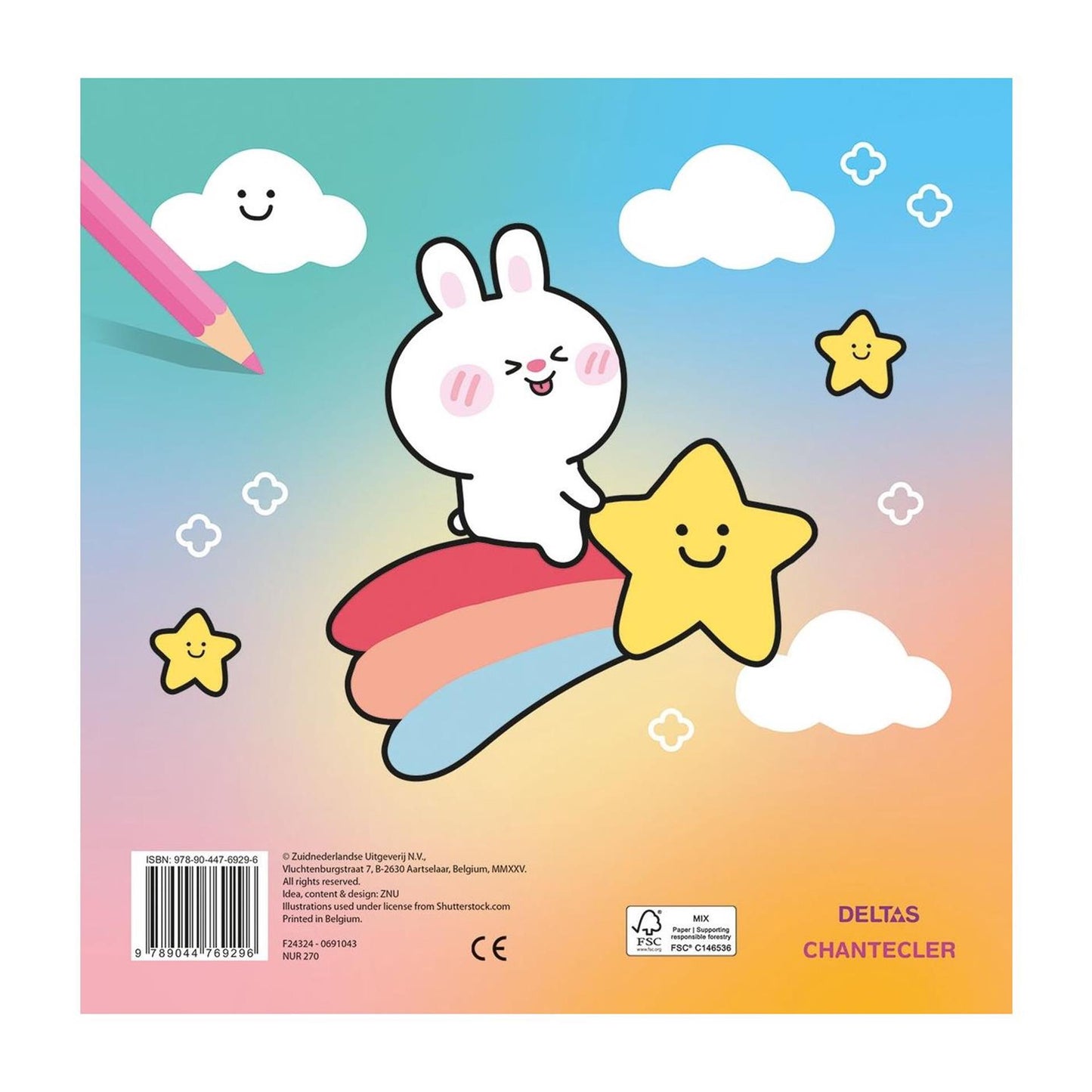 Deltas kawaii color fun - livre de coloriage