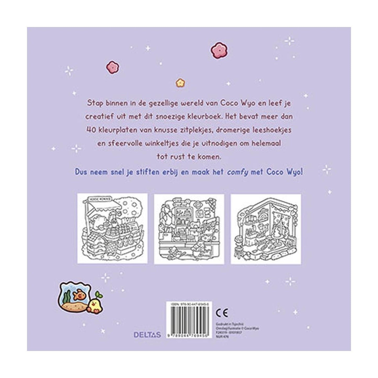 Deltas joli livre de coloriage confortable coco wyo