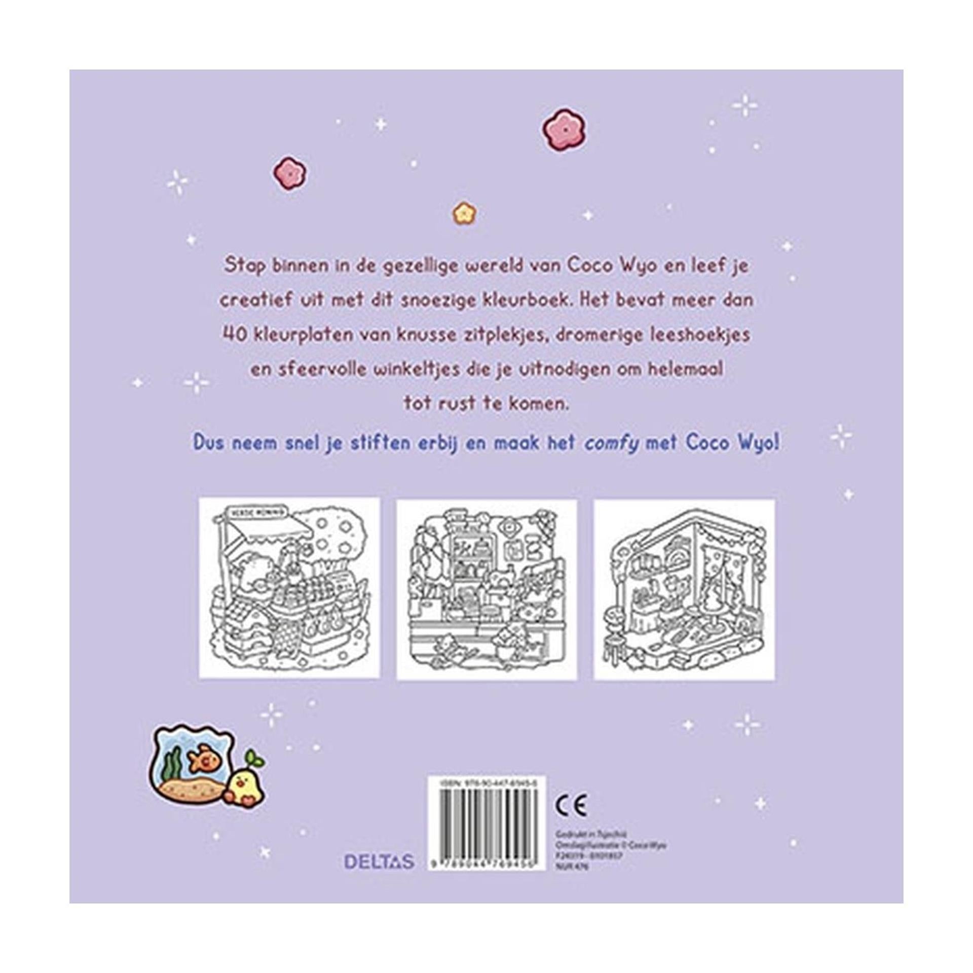Deltas joli livre de coloriage confortable coco wyo
