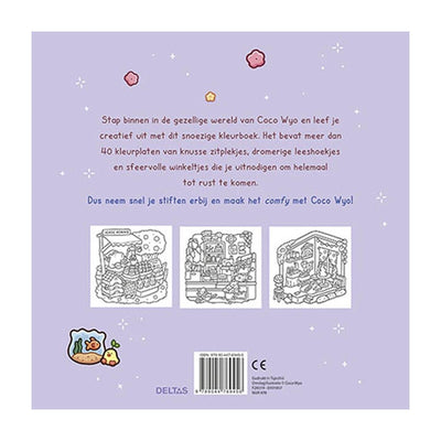 Deltas joli livre de coloriage confortable coco wyo