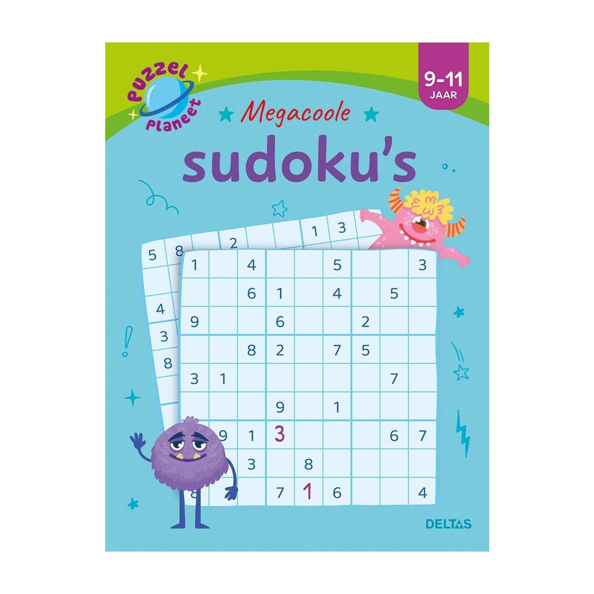Planète puzzle Deltas - sudokus méga cool 9-11 ans