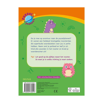 Planète puzzle Deltas - recherches de mots super cool 8-10 ans