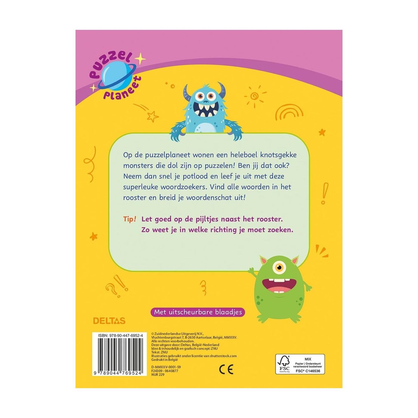 Planète puzzle Deltas - recherches de mots méga cool 9-11 ans