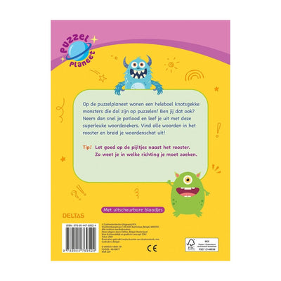 Planète puzzle Deltas - recherches de mots méga cool 9-11 ans