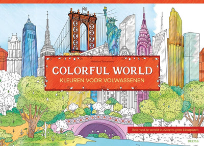Coloriage du monde coloré des Deltas pour adultes