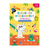 Coloriage Deltas et autocollants amusants - animaux heureux
