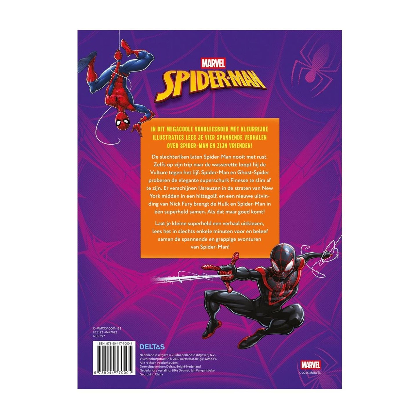 Deltas Spider-Man, mon livre d'histoires super cool