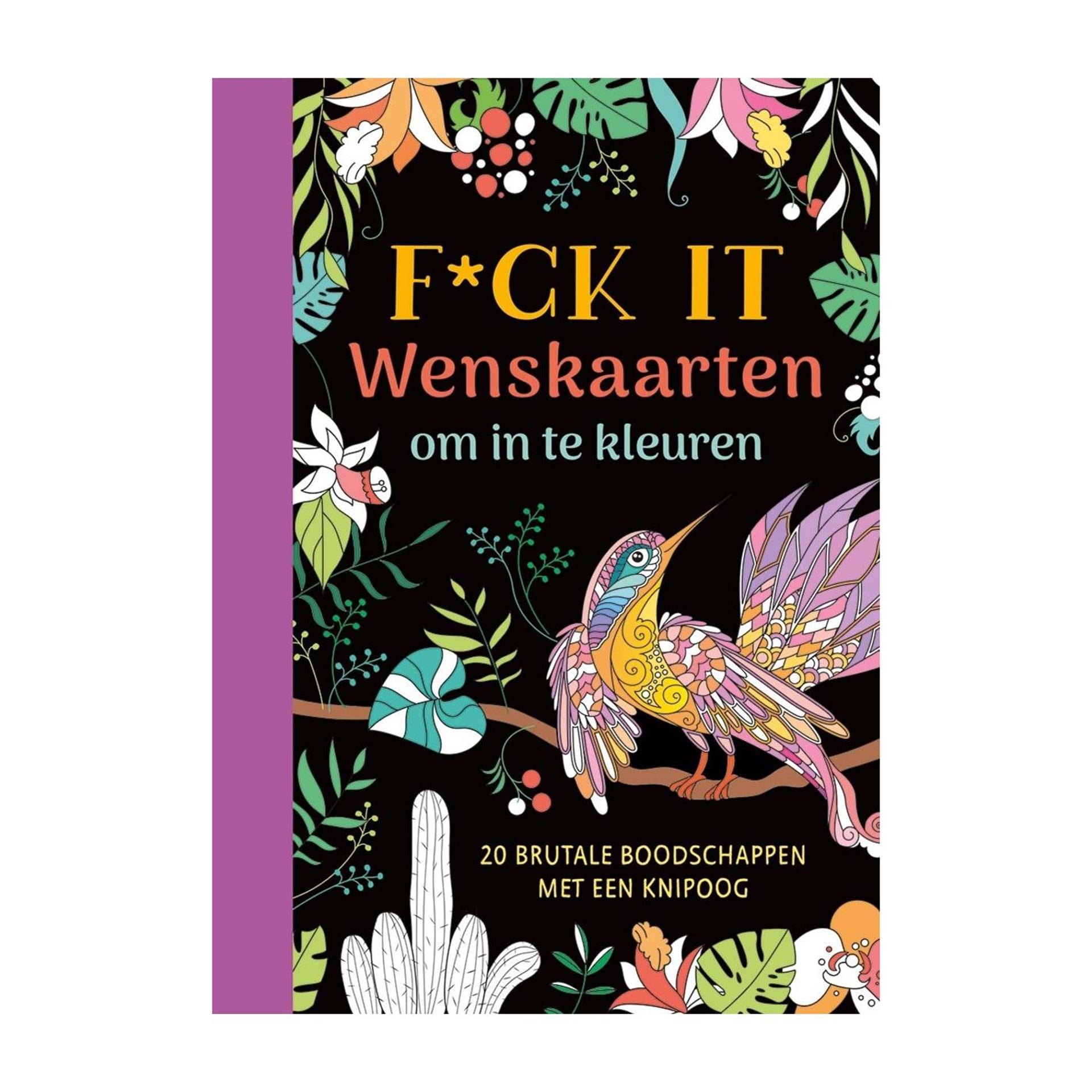 Deltas f*ck it - cartes de vœux à colorier