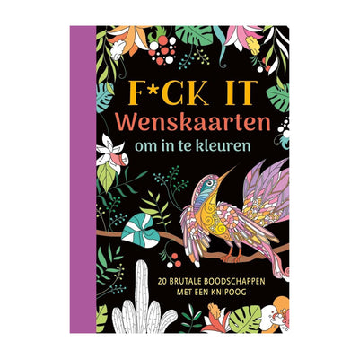 Deltas f*ck it - cartes de vœux à colorier