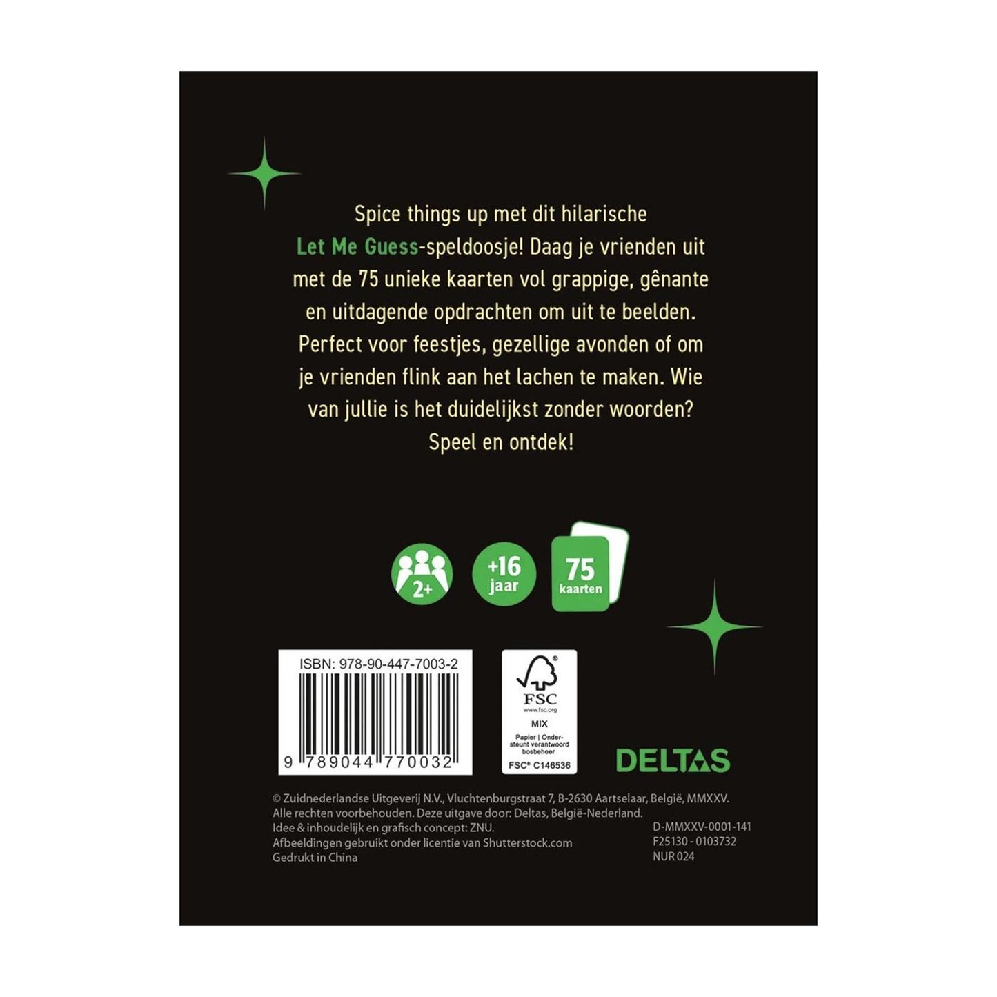 Deltas laisse-moi deviner - jeux de société