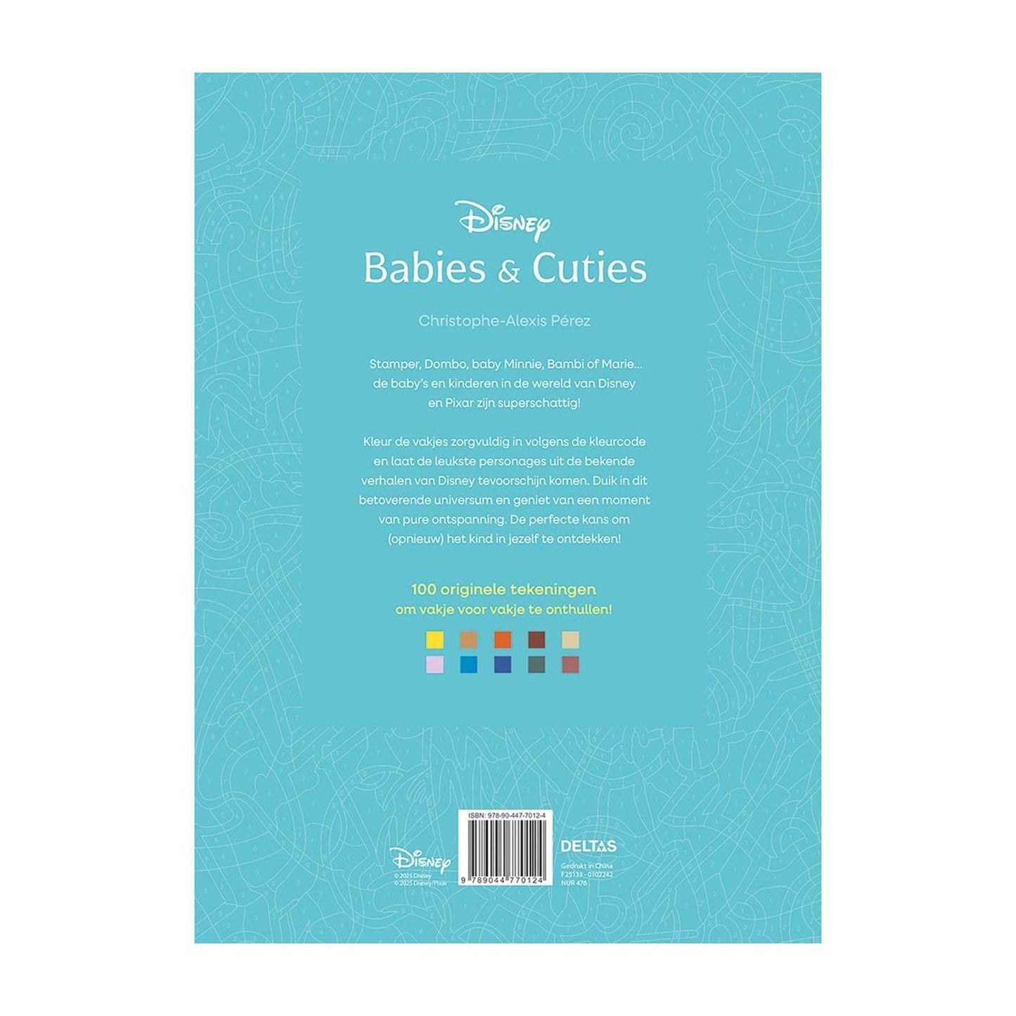 Mignons bébés Deltas - couleur par numéro