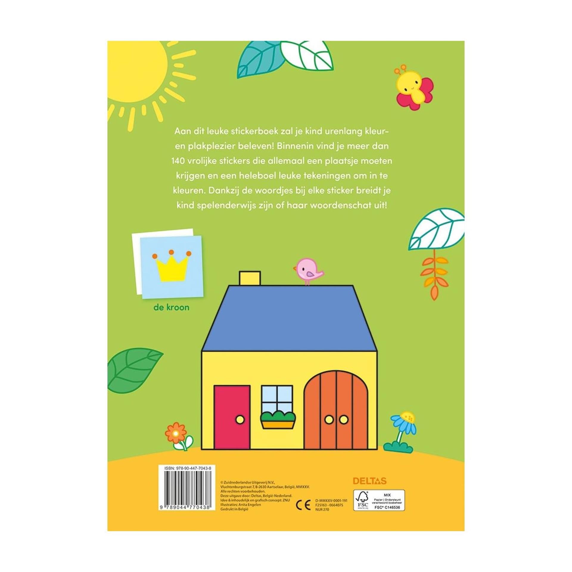 Deltas mes premiers mots couleur + livre d'autocollants