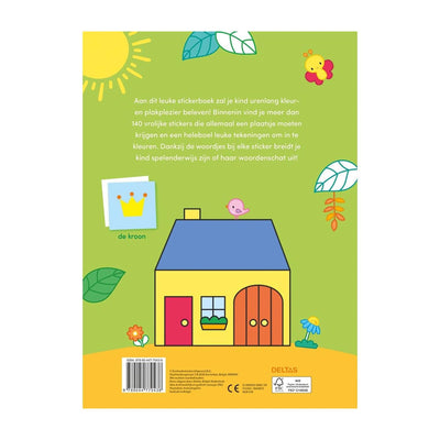 Deltas mes premiers mots couleur + livre d'autocollants