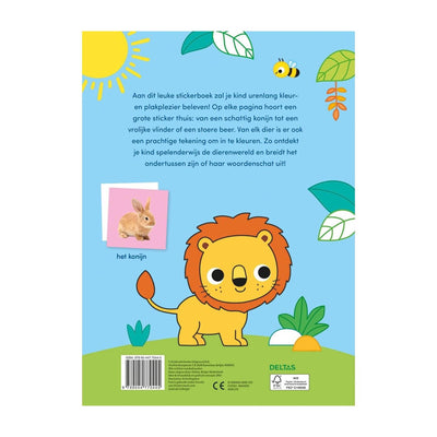 Livre de coloriage et d'autocollants Deltas Sweet Animals