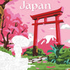 Deltas Japon - coloriage par numéro