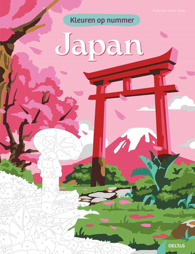 Deltas Japon - coloriage par numéro