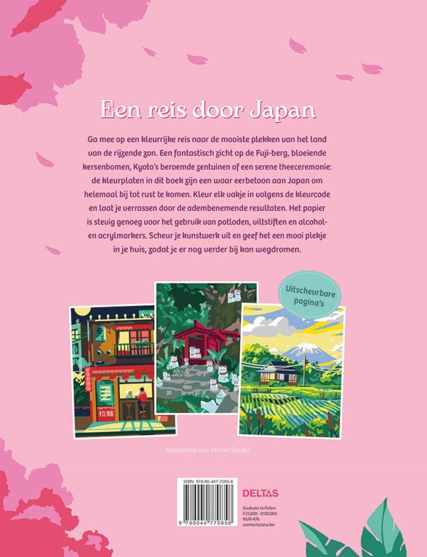 Deltas Japon - coloriage par numéro