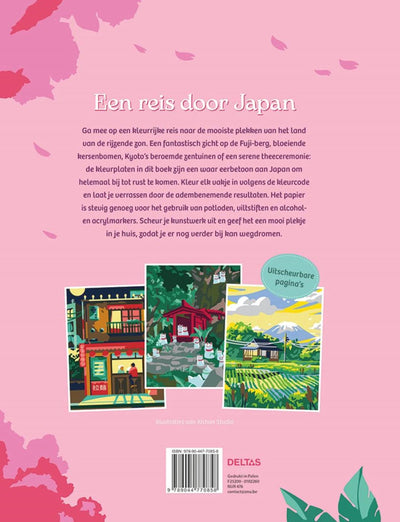 Deltas Japon - coloriage par numéro