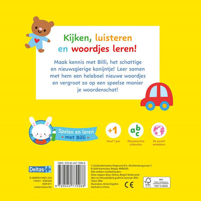 Deltas mon tout premier dictionnaire - jouer et apprendre avec Billi Board Book