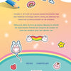 Livre de coloriage amusant de couleurs et d'autocollants Deltas kawaii