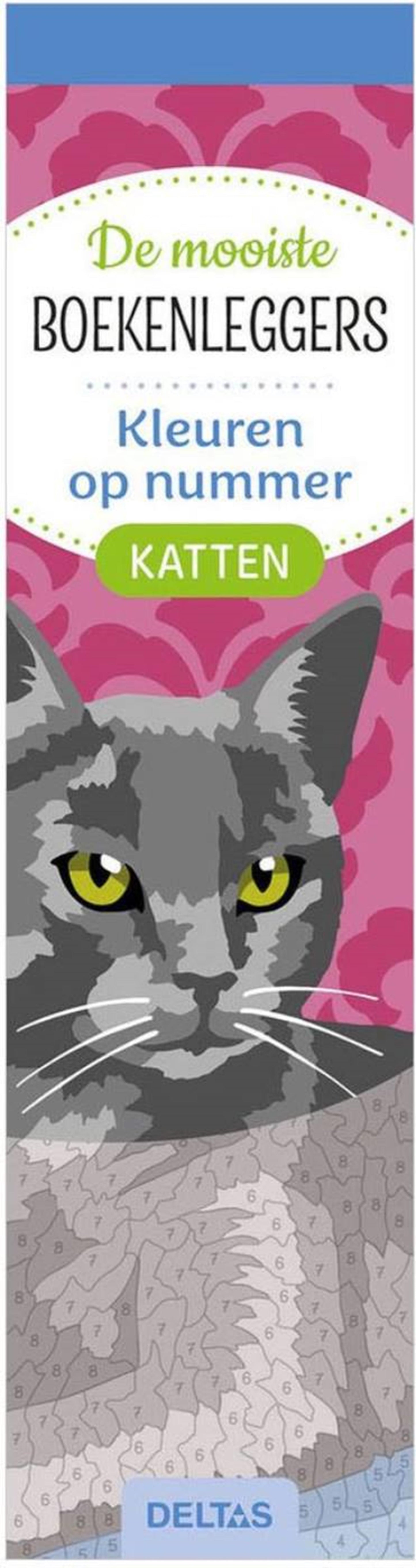 Deltas les plus beaux marque-pages à colorier couleur par numéro - chats