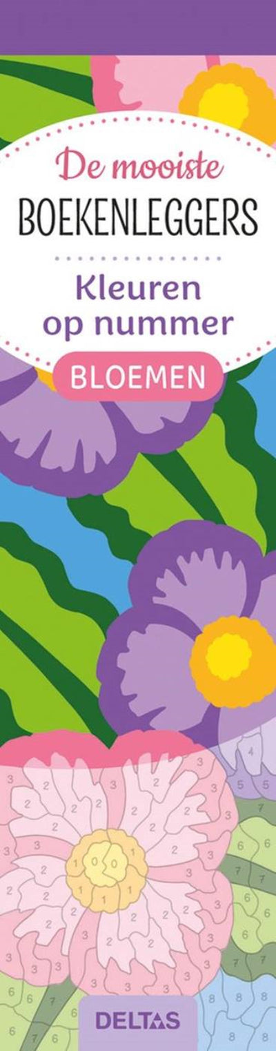 Deltas les plus beaux marque-pages à colorier couleur par numéro - fleurs