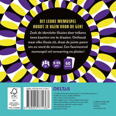 Illusions d'optique Deltas - jeu de mémo