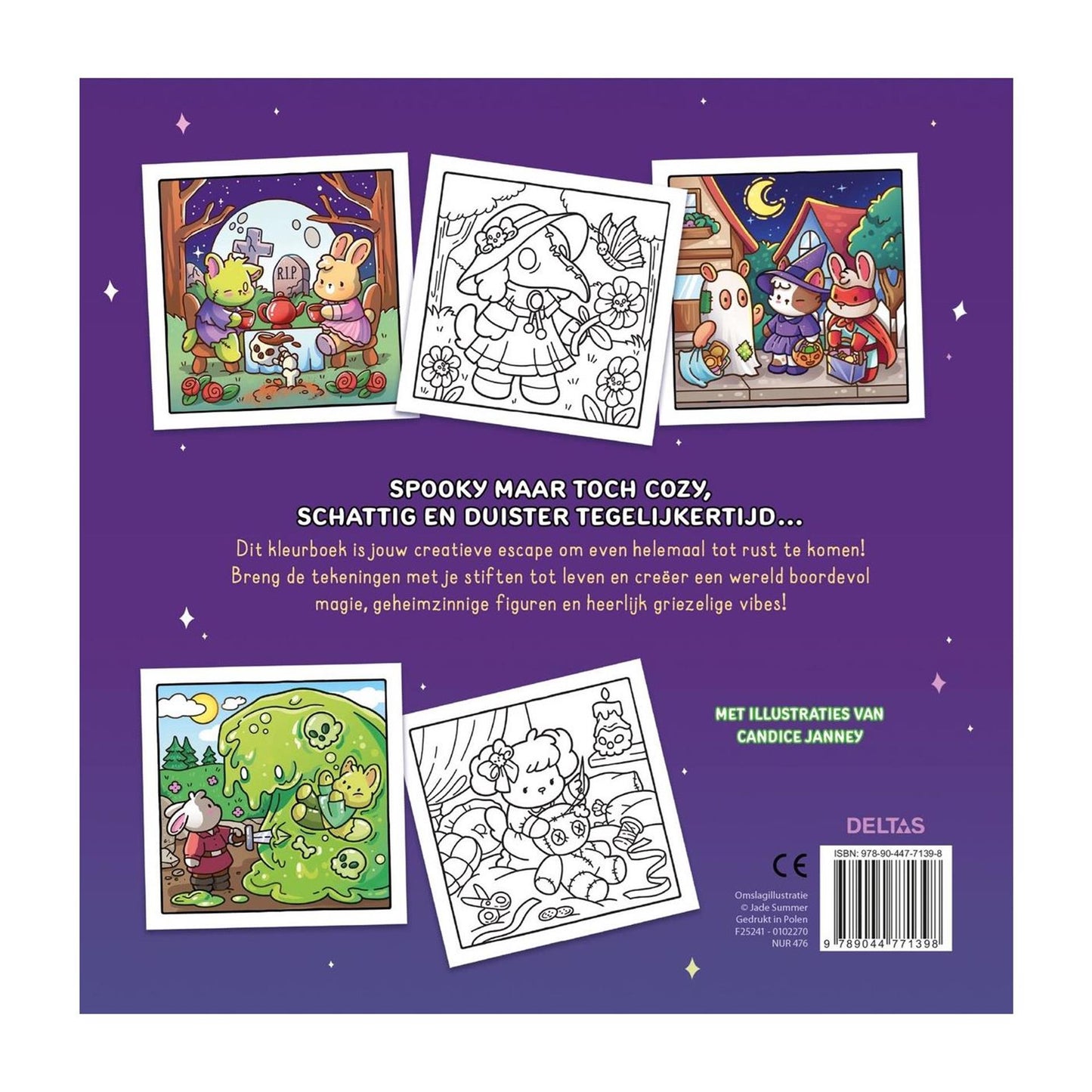 Moments effrayants de Deltas - livre de coloriage confortable