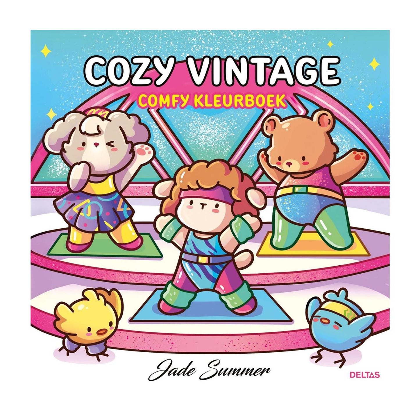 Deltas cosy vintage - livre de coloriage confortable