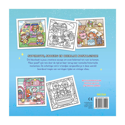 Deltas cosy vintage - livre de coloriage confortable