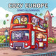 Deltas Cosy Europe Livre de coloriage confortable Jade Summer