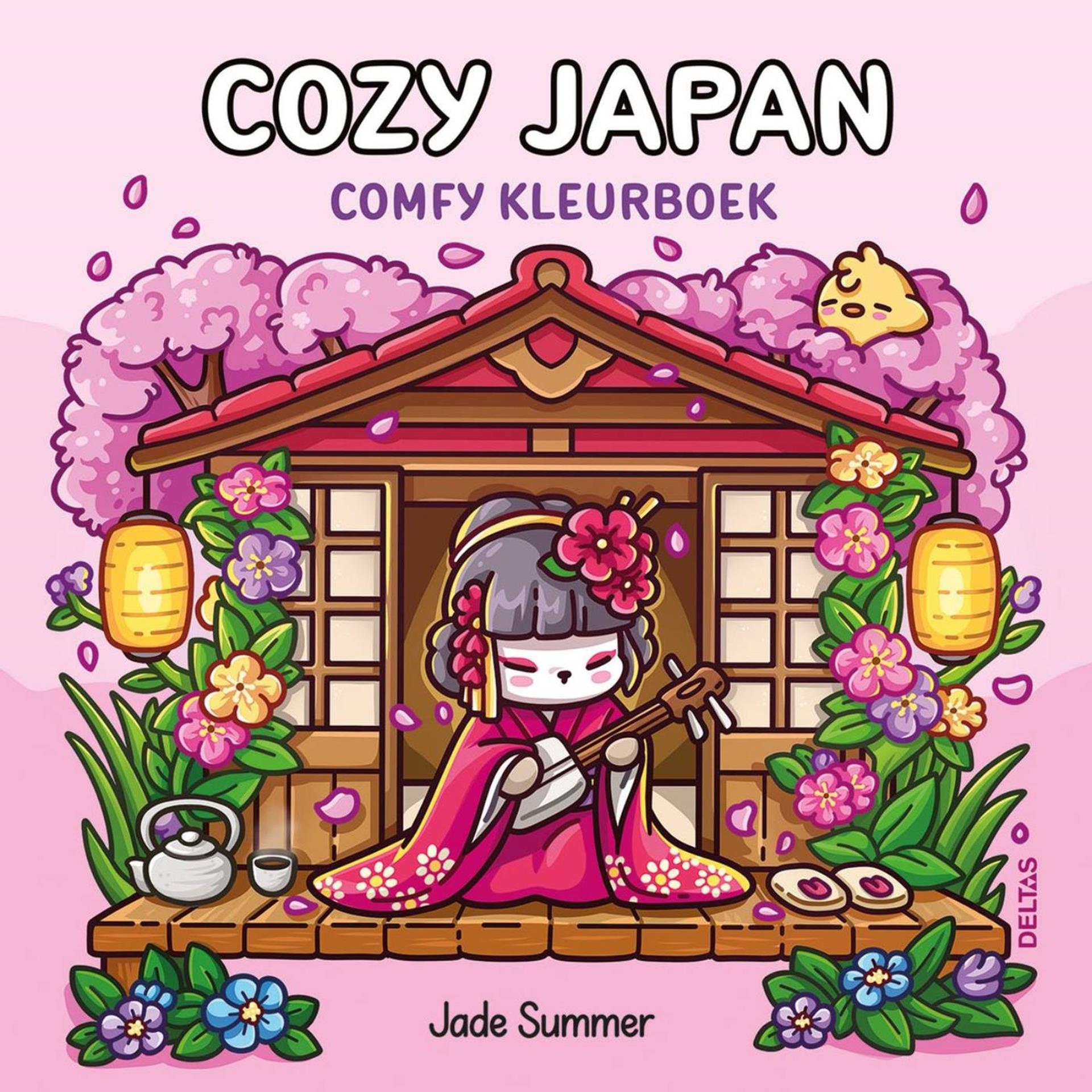 Deltas Cosy Japan Livre de coloriage confortable Jade Summer