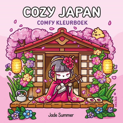 Deltas Cosy Japan Livre de coloriage confortable Jade Summer