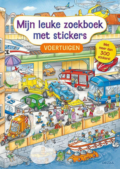 Deltas mon livre de recherche amusant avec autocollants - véhicules