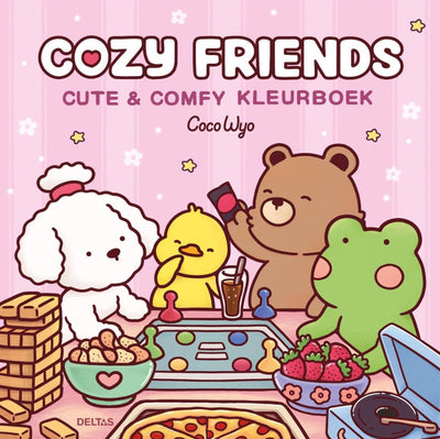 Deltas Cozy Friends, joli livre de coloriage confortable, coco