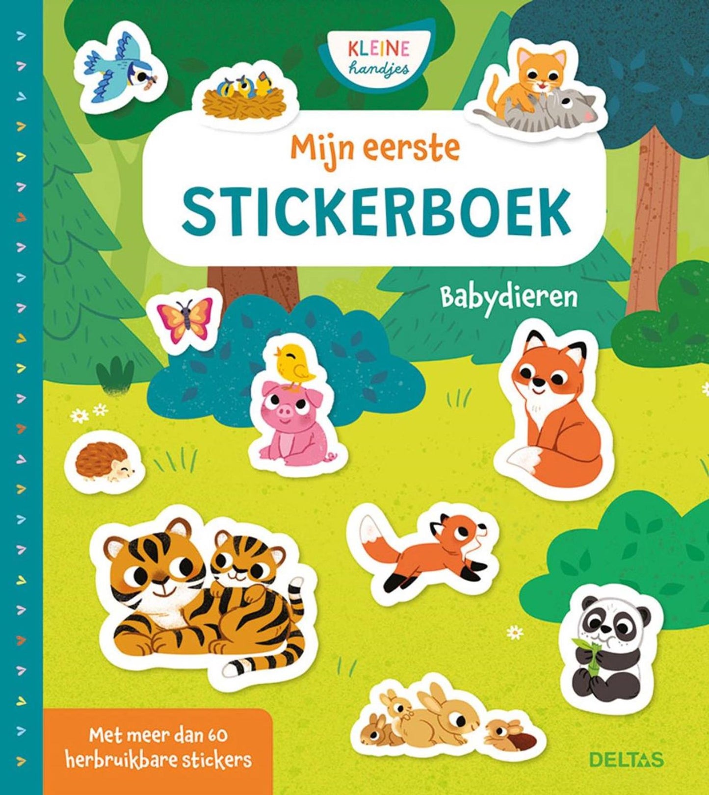 Deltas mon premier livre d'autocollants - bébés animaux