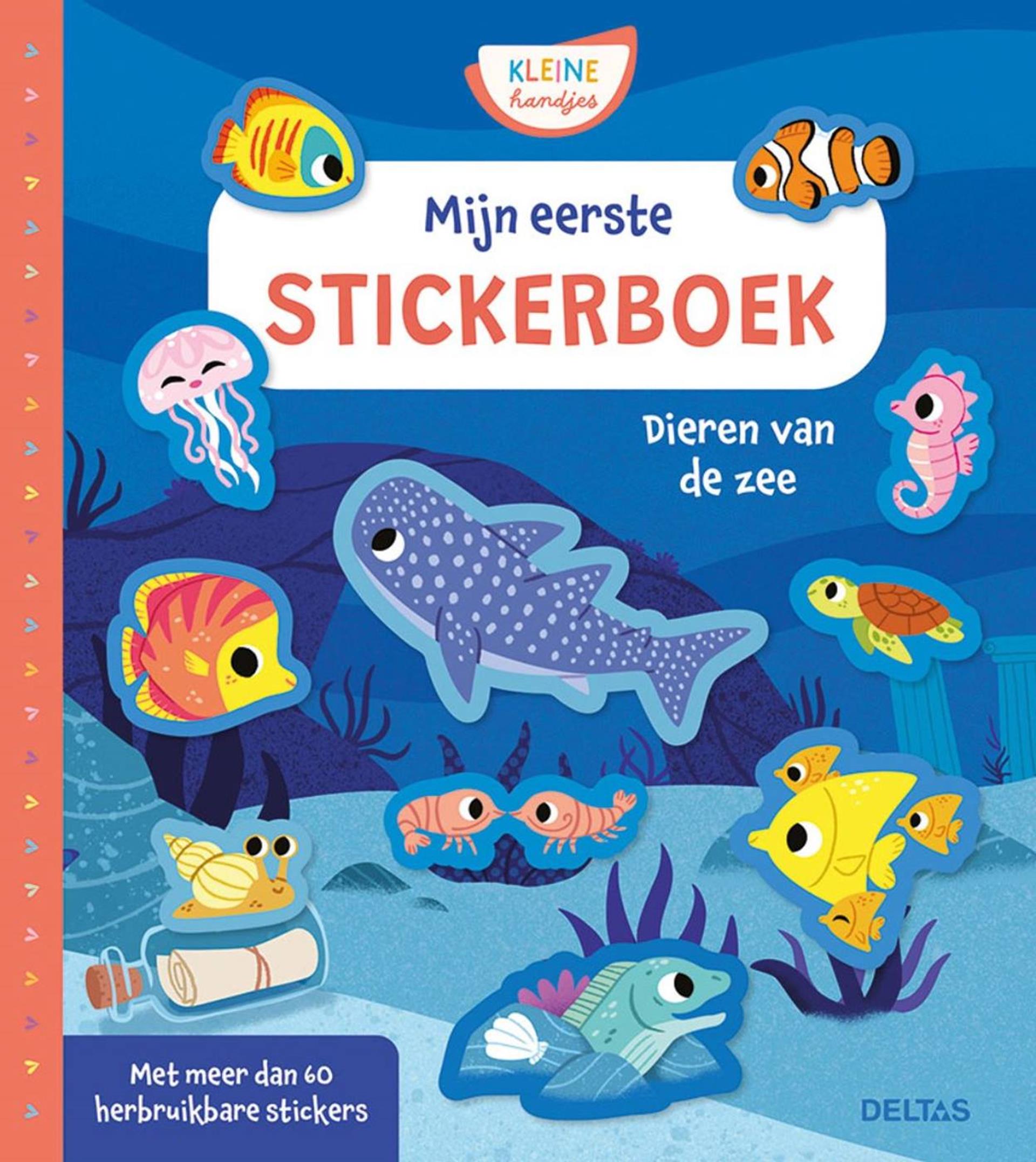 Deltas mon premier livre d'autocollants animaux de la mer