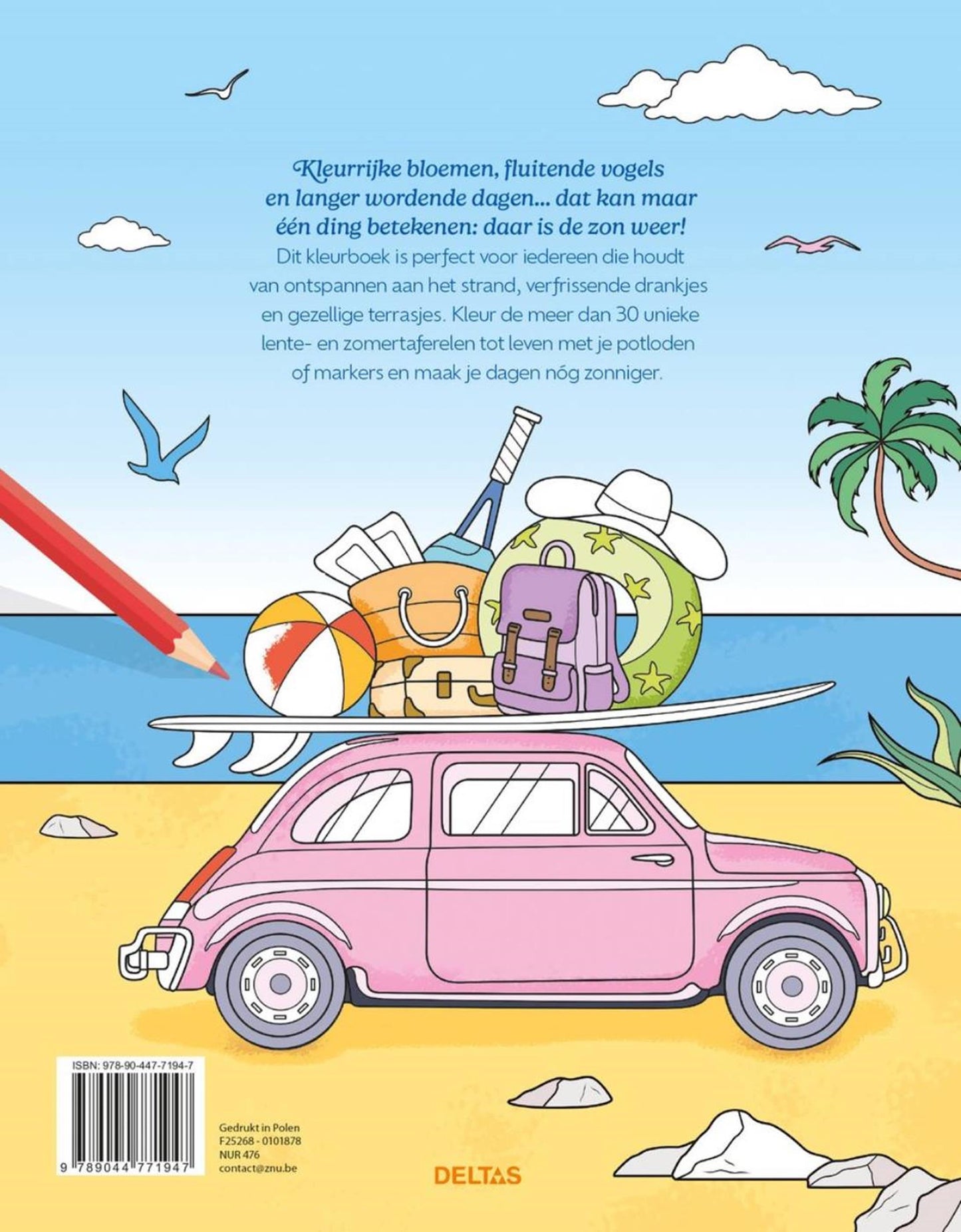 Deltas beaux jours - coloriage pour adultes