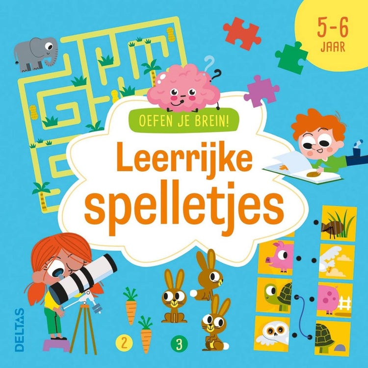 Les deltas font travailler votre cerveau ! jeux éducatifs pour 5-6 ans