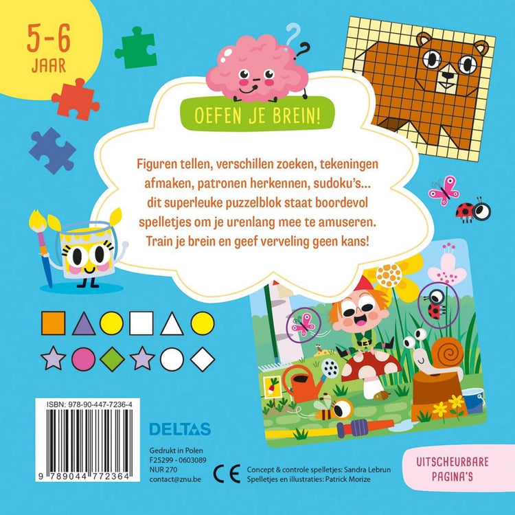 Les deltas font travailler votre cerveau ! jeux éducatifs pour 5-6 ans