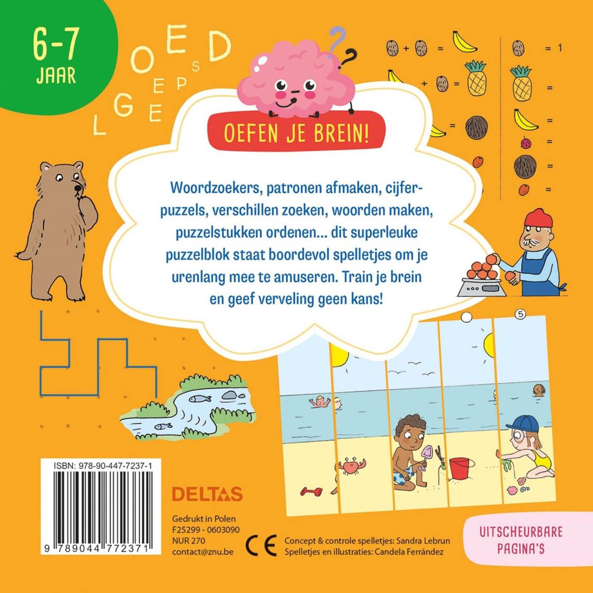 Les deltas font travailler votre cerveau ! jeux éducatifs pour 6-7 ans
