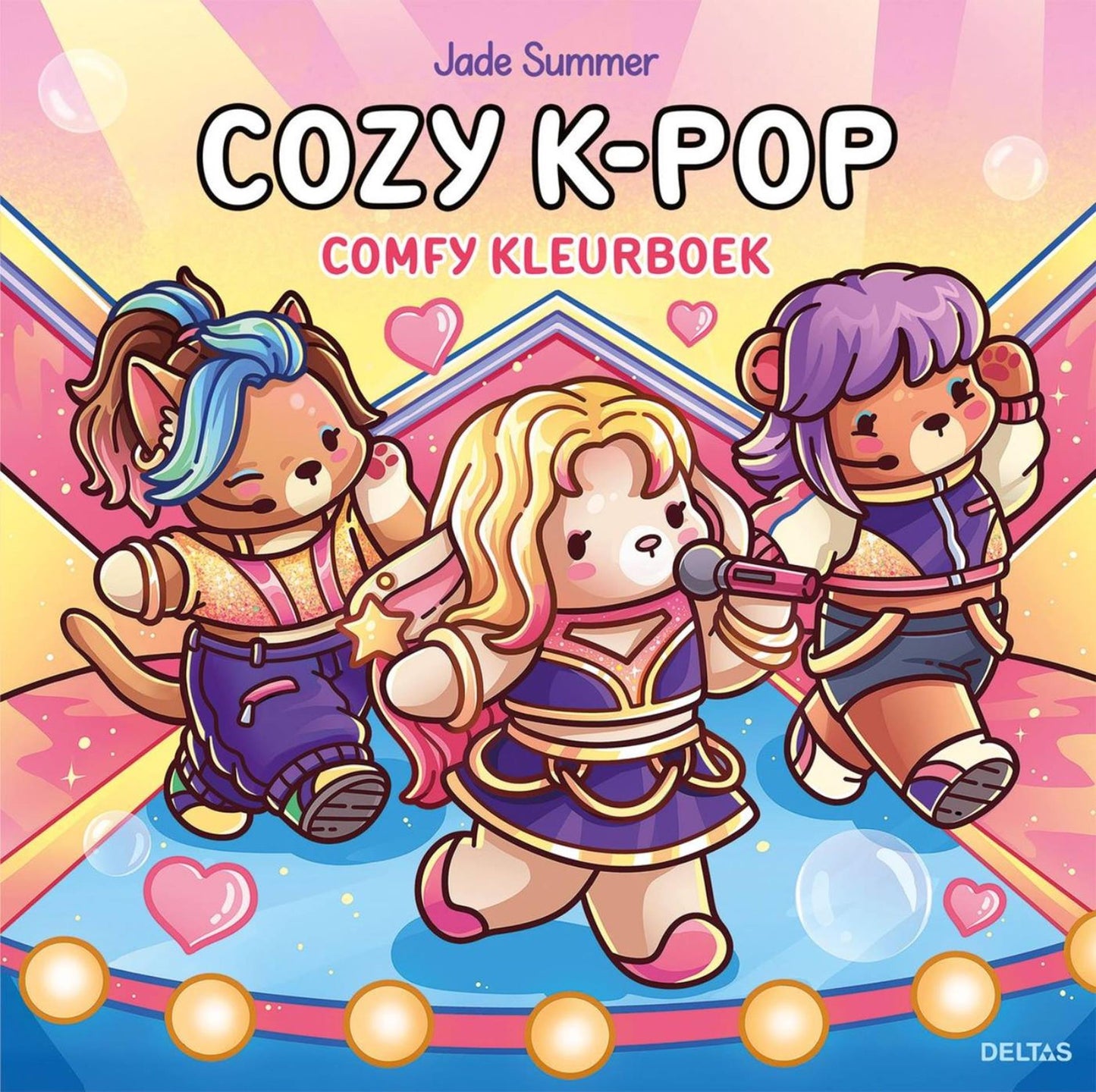 Deltas confortable k-pop livre de coloriage confortable jade été