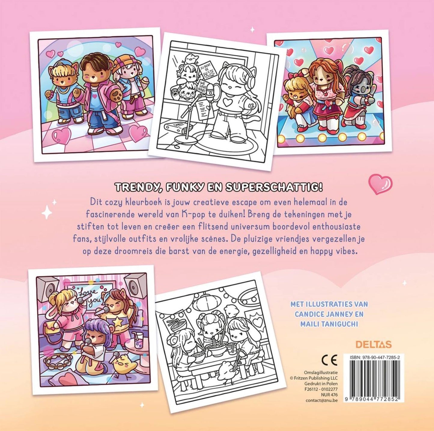 Deltas confortable k-pop livre de coloriage confortable jade été