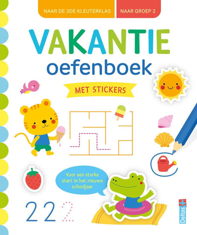 Cahier de vacances Deltas avec autocollants groupe 2